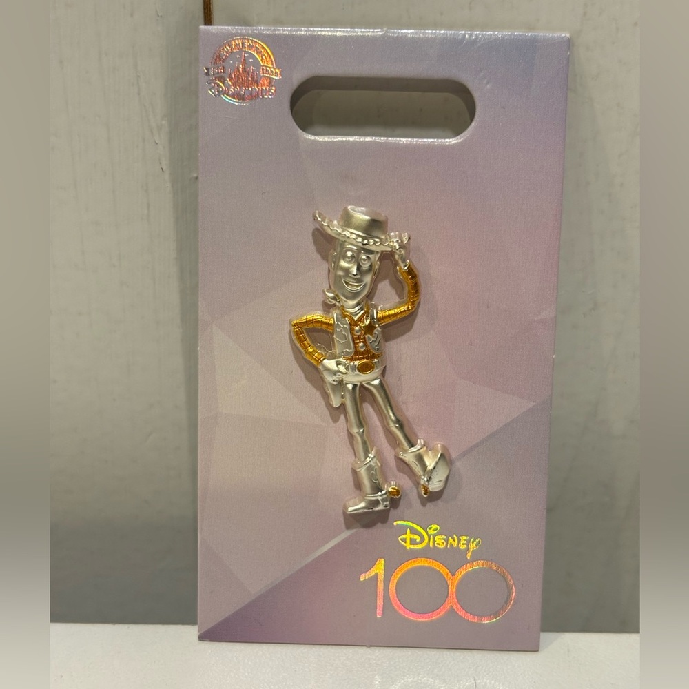 Authentic Disney Parks Toy Story Wood Special Edition Disney 100 Pin